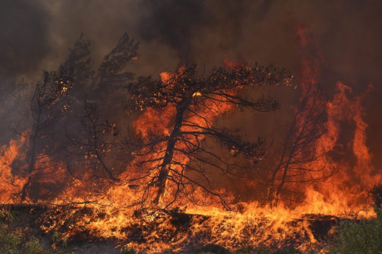 Los incendios en Grecia avanzan hacia la histórica ciudad de Olimpia 