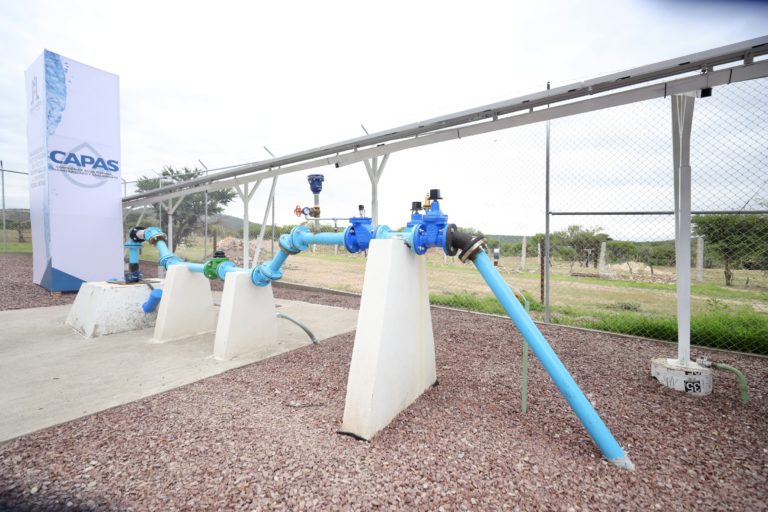 Gobierno del estado de Aguascalientes inaugura el primer pozo de agua potable con celdas polares