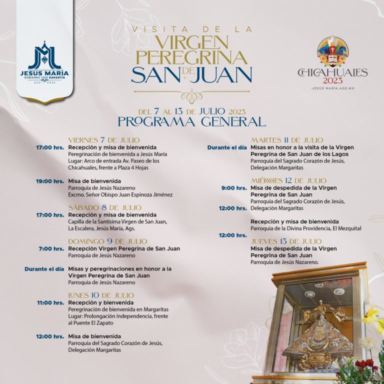 Tradicional visita de la Virgen de San Juan a Jesús María