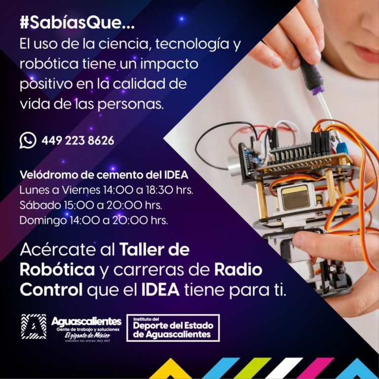 Fechas para el taller de Robótica y Carreras de Radio Control impartido por el IDEA