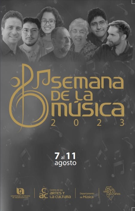 Se realizará en la UAA la Semana de la Música 2023