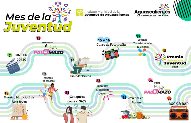 Presenta Municipio de Aguascalientes actividades por el mes de la juventud