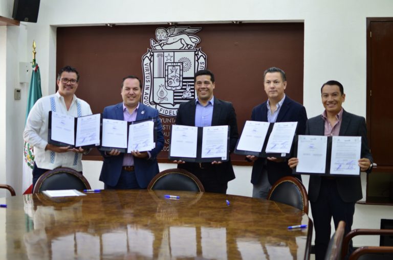 Municipio de Aguascalientes firma convenio de colaboración con NAFIN