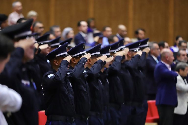 Celebran graduación de la primera generación de policías de la UNPOL en Aguascalientes