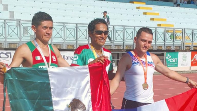 Alonso Carrillo de Aguscalientes obtiene plata en atletismo en los VII Juegos Mundiales de los Trabajadores en Italia