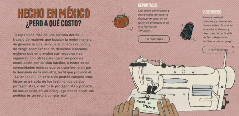 Sensibilizan a través de un videojuego sobre situación de mujeres costureras en México