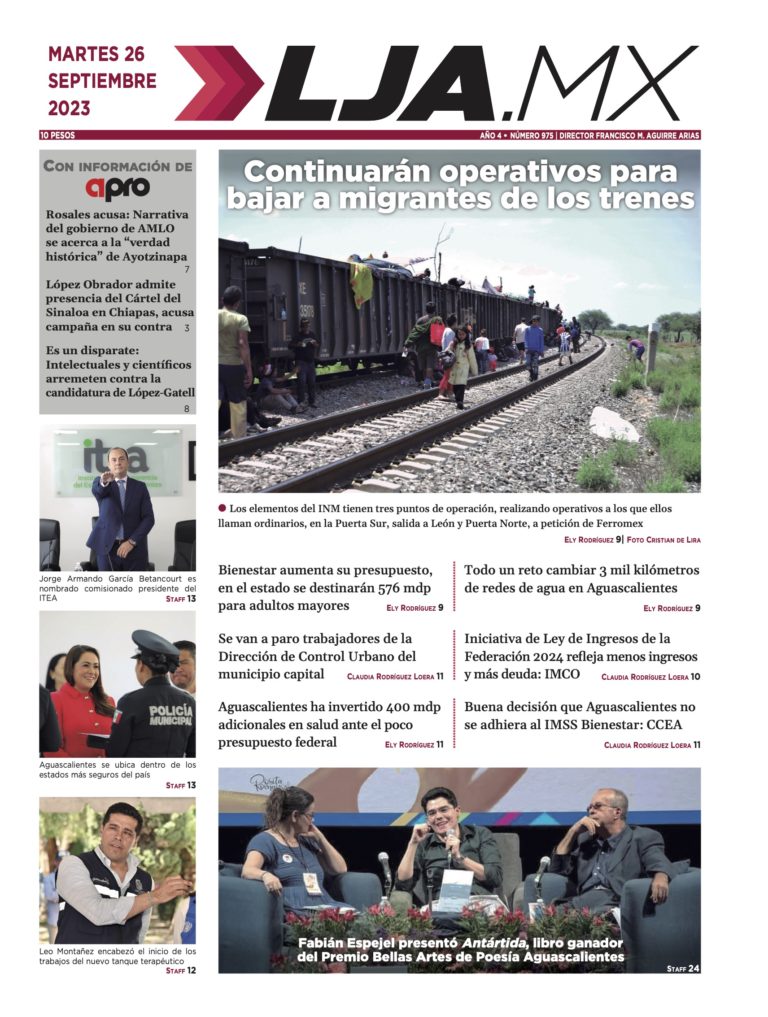 Continuarán operativos para bajar a migrantes de los trenes  y más en LJA.MX, edición 26/09/2023
