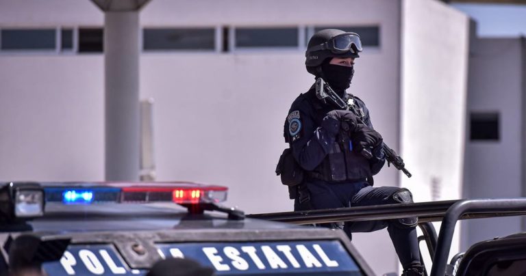 Operativo Blindaje en Pabellón de Arteaga, Aguascalientes  