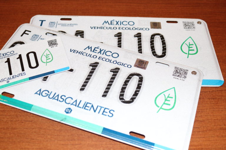 Con el cambio de placas hay más seguridad, aseguran en gobierno estatal de Aguascalientes