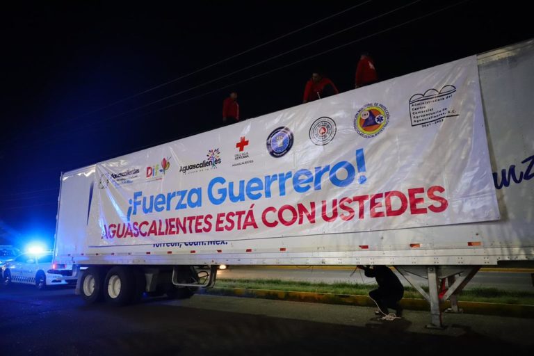 Aguascalientes envía un segundo convoy en apoyo a los damnificados de Guerrero 