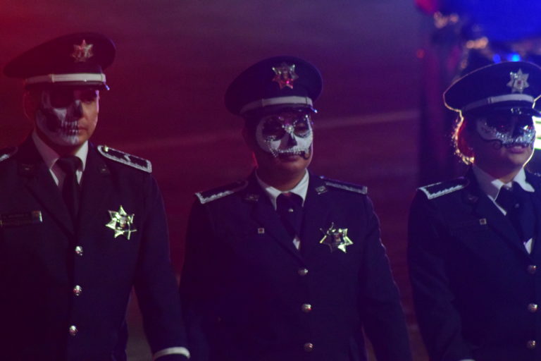 SSPE de Aguascalientes participó en el Desfile de Calaveras