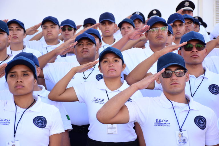 74 cadetes están por concluir su carrera de TSU en Policía Preventiva de Aguascalientes