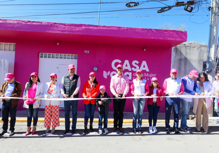 Inauguración de Casa Rosa en Jesús María, Aguascalientes y toma de protesta de 800 agentes rosas