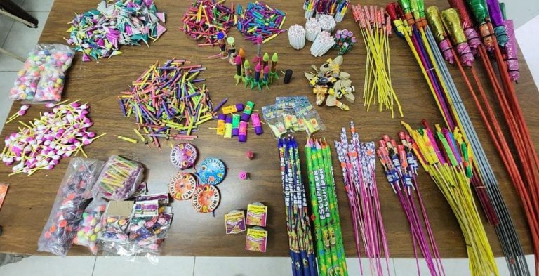 Aseguran en Jesús María, Aguascalientes más de 1200 piezas de pirotecnia