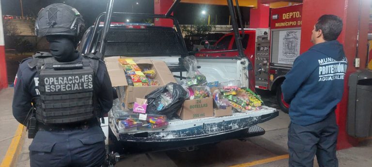 Intensificará Protección Civil Municipal de Aguascalientes operativo “Cometa” para inhibir venta de pirotecnia