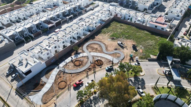 Municipio realiza infraestructura deportiva e hidráulica al sur de la ciudad de Aguascalientes