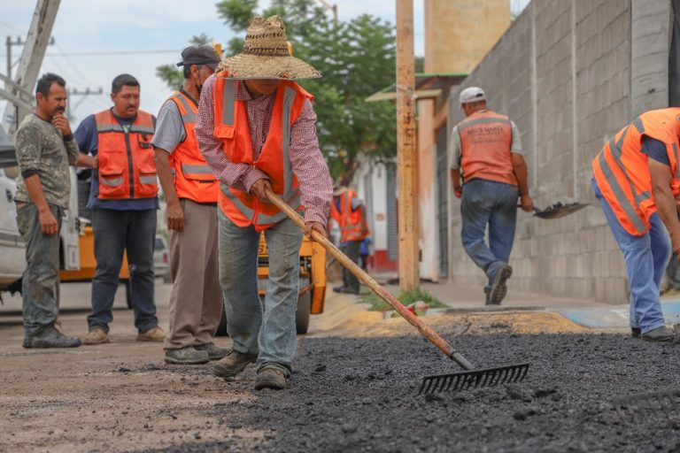 Secretaría de Obras Públicas de Jesús María, Aguascalientes trabaja con cuadrilla especial de bacheo 