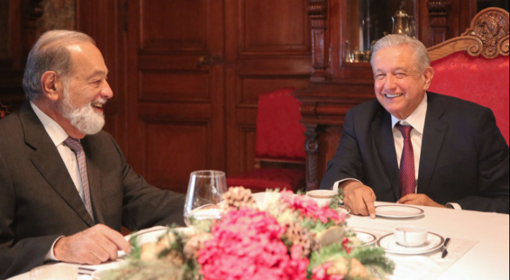 La buena relación con AMLO le rinde frutos: Slim amasa contratos millonarios con la 4T 