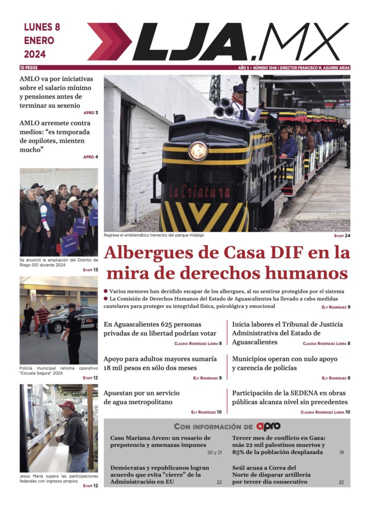Albergues de Casa DIF en la mira de derechos humanos y más en LJA.MX, edición 8/12/2024