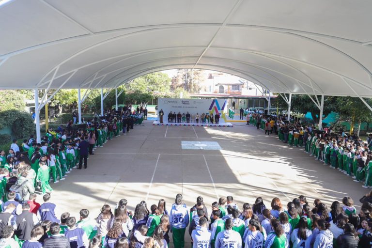 Encabezó Tere Jiménez reinicio del ciclo escolar en Aguascalientes