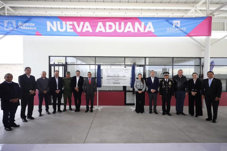 Tere Jiménez inauguró la nueva Aduana de Aguascalientes