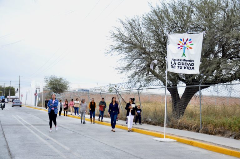 Concluyó municipio de Aguascalientes pavimentación en el fraccionamiento Loma Bonita