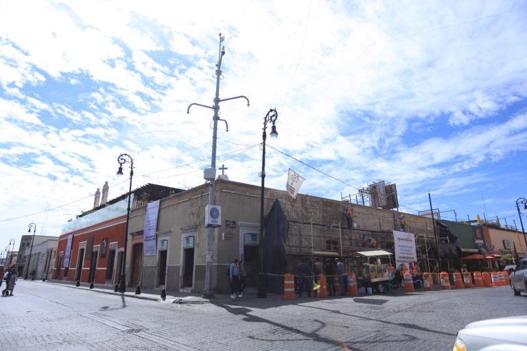 Trabaja municipio de Aguascalientes en la recuperación y conservación del patrimonio cultural del Centro Histórico