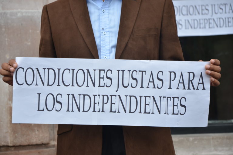 Aspirantes a una candidatura independiente siguen en busca del apoyo de la ciudadanía de Aguascalientes