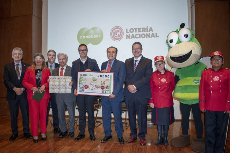 CONDUSEF celebra su 25 aniversario con billete conmemorativo de Lotería Nacional  