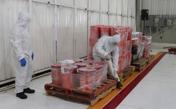 FGR destruye millones de pastillas y más de 82 kilos en polvo de fentanilo 