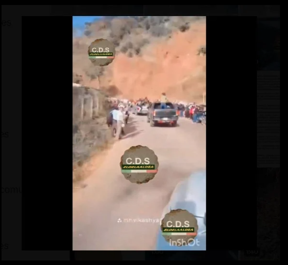 Caravana del Cártel de Sinaloa desfila por la sierra de Chiapas 