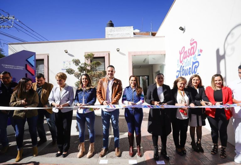 Gobierno del Estado de Aguascalientes inauguró la Casa del Abuelo en Calvillo