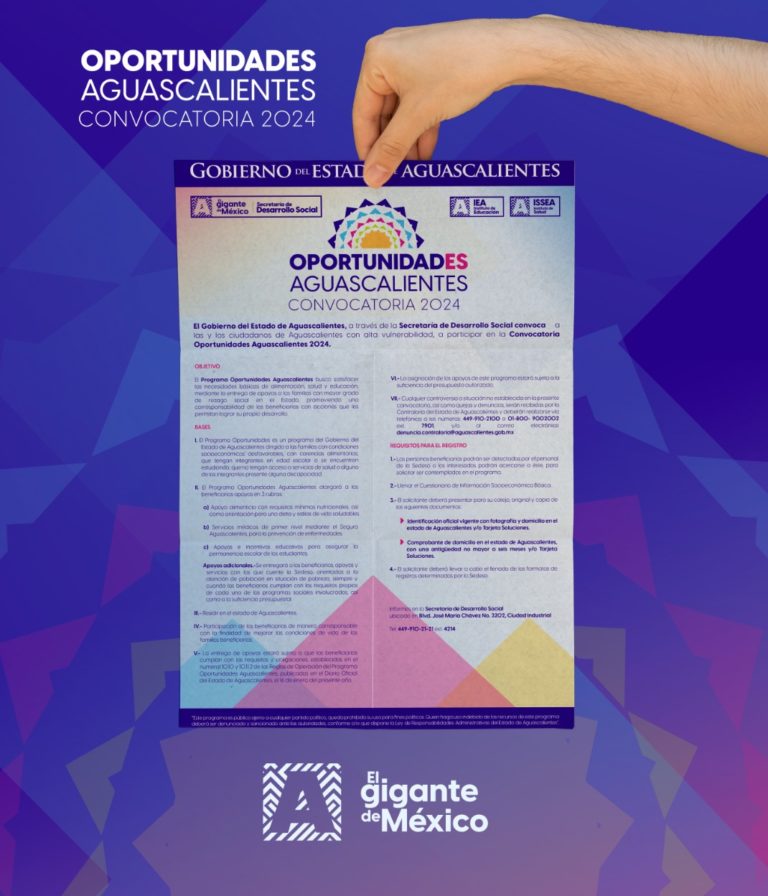 Regresó el Programa “Oportunidades”: Tere Jiménez