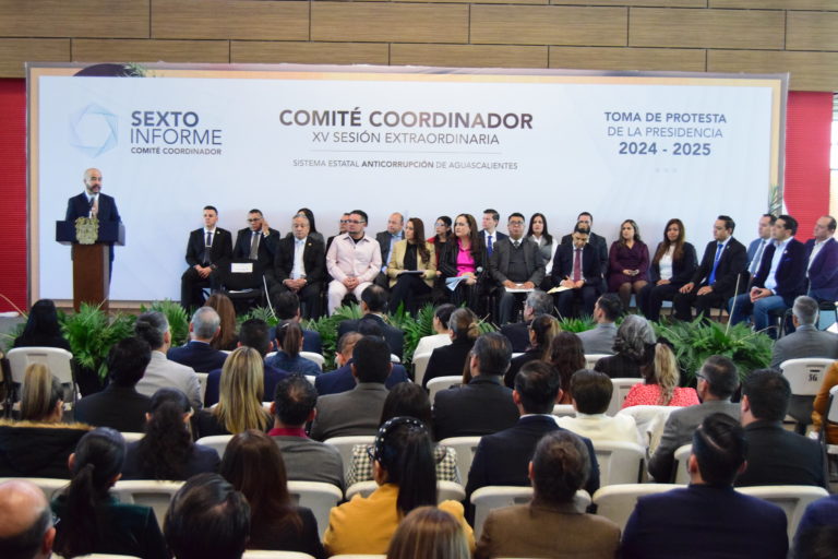 Sistema Anticorrupción de Aguascalientes deberá ser ejemplo para otras entidades