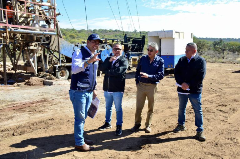Supervisa municipio de Aguascalientes perforación de pozo profundo en El Conejal