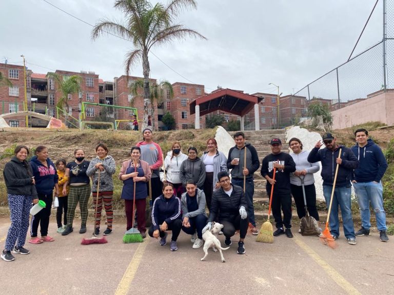 Llevó municipio de Aguascalientes el programa Jóvenes Transformando tu Colonia a Villas de Notredame