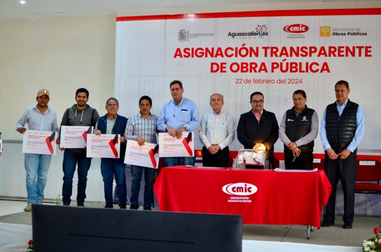 Privilegia municipio de Aguascalientes la asignación de obra pública para constructores locales