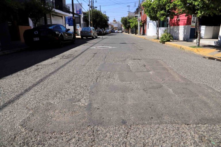 Municipio de Aguascalientes inició rehabilitación de la calle Álvaro Obregón