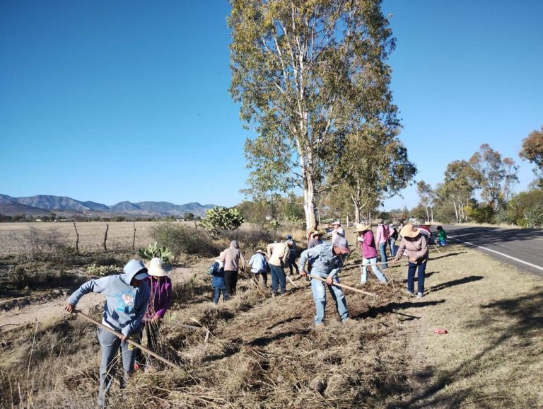 En Jesús María 19 comunidades rurales se han beneficiado con el empleo temporal