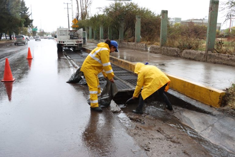 Ayuntamiento de Aguascalientes refuerza limpieza de rejillas de caimanes