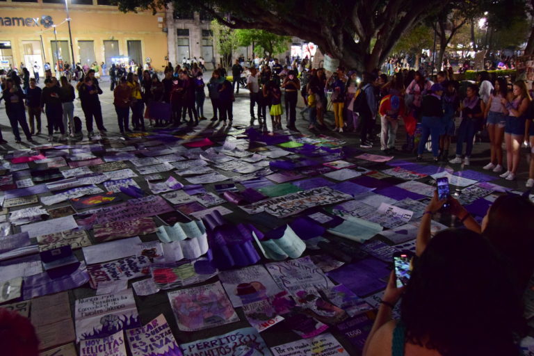 Respaldo absoluto a mujeres en marcha del 8M en Aguascalientes