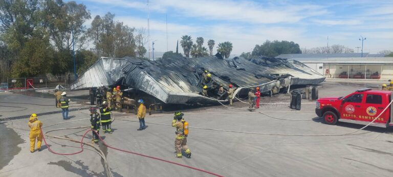 Municipio de Aguascalientes unió esfuerzos para controlar incendio en planta de gas