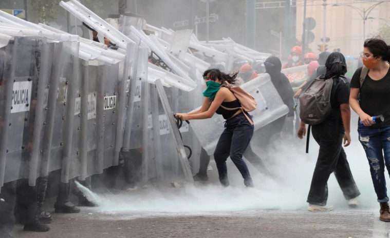 Operativo para la marcha del 8M en la CDMX