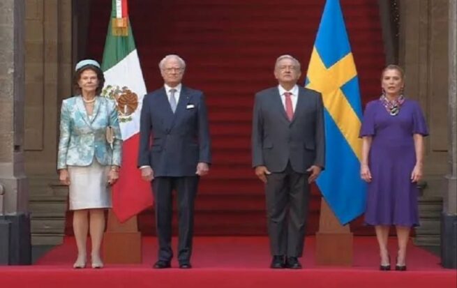 Reyes de Suecia cancelan recorrido por el Tren Maya