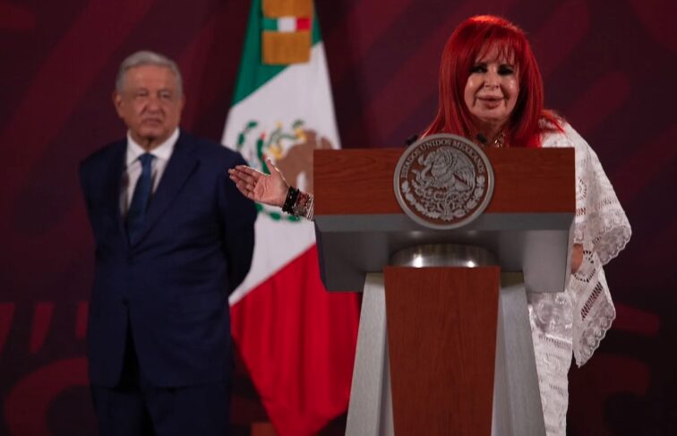 AMLO respalda a Layda Sansores ante protestas de policías en Campeche 