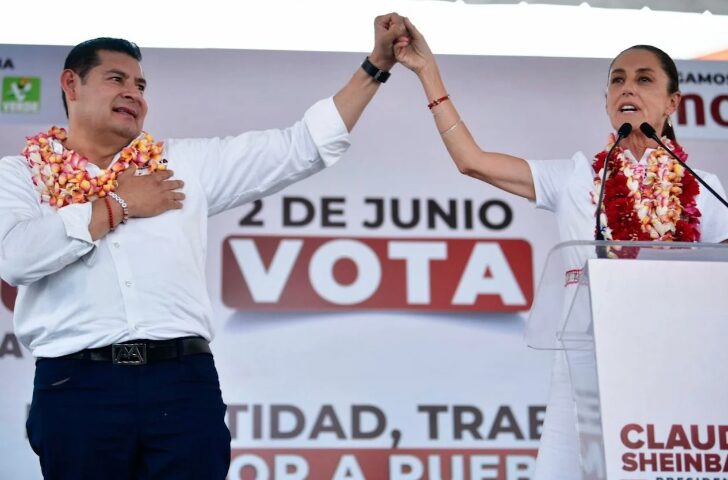 “¿No decían que el INE no se toca?”: Sheinbaum critica a Xóchitl por usar el logotipo del instituto