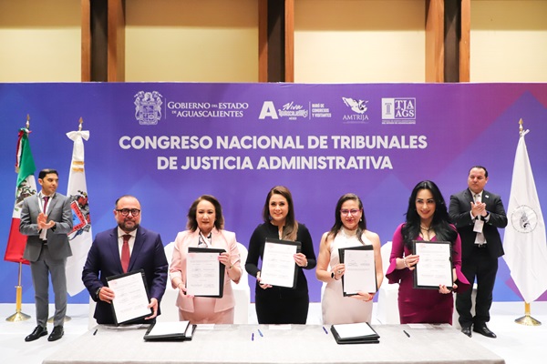 Inauguran Congreso Nacional de Tribunales de Justicia Administrativa en Aguascalientes
