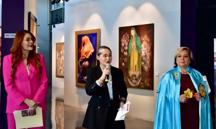 ISSSTE inició actividades culturales 2024 con exposición de pintura escultórica