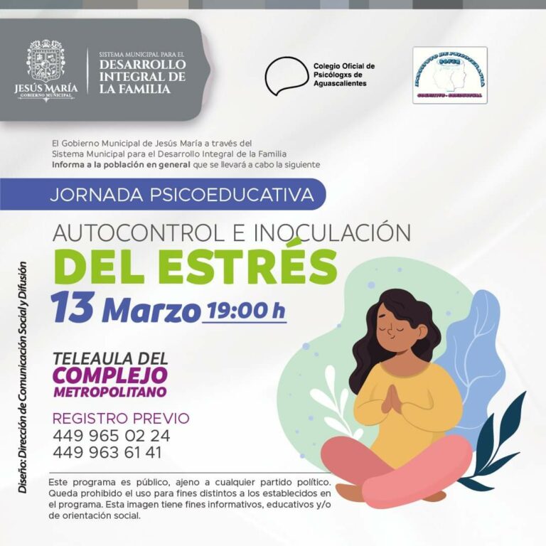 Jesús María llevará a cabo jornada antiestrés