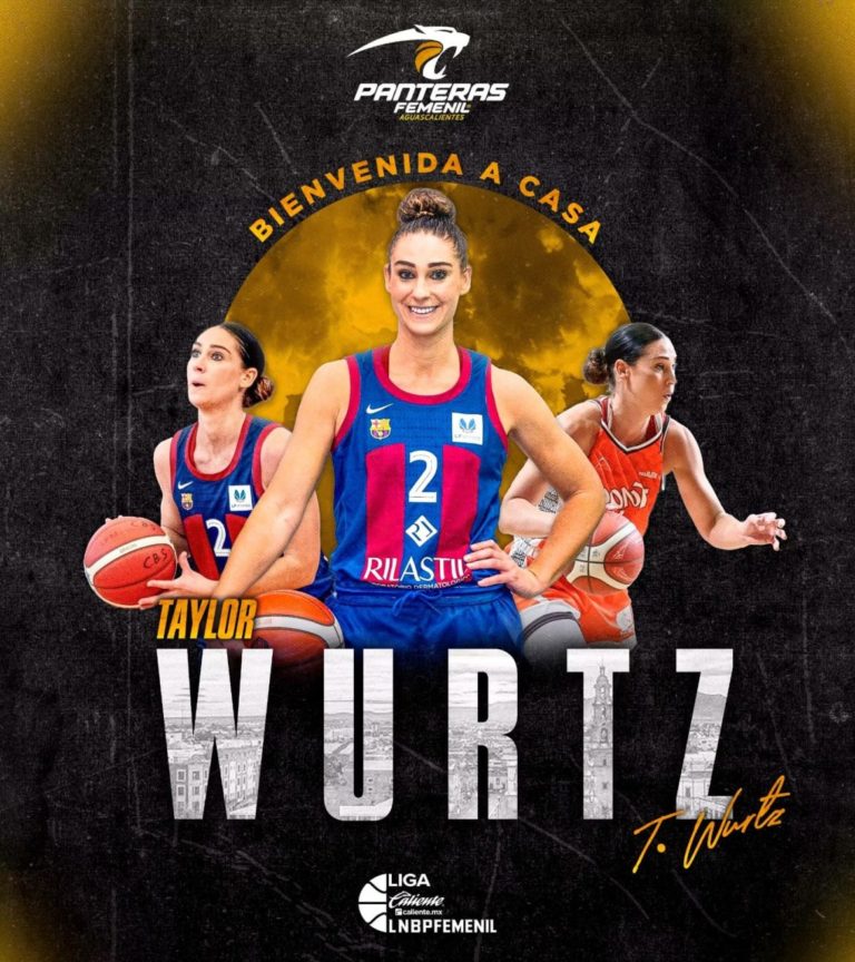 Taylor Wurtz, refuerzo de lujo a Panteras de Aguascalientes